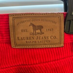 Vintage Ralph Lauren Polo Red  corduroy pants EUC Size 2 ❤️